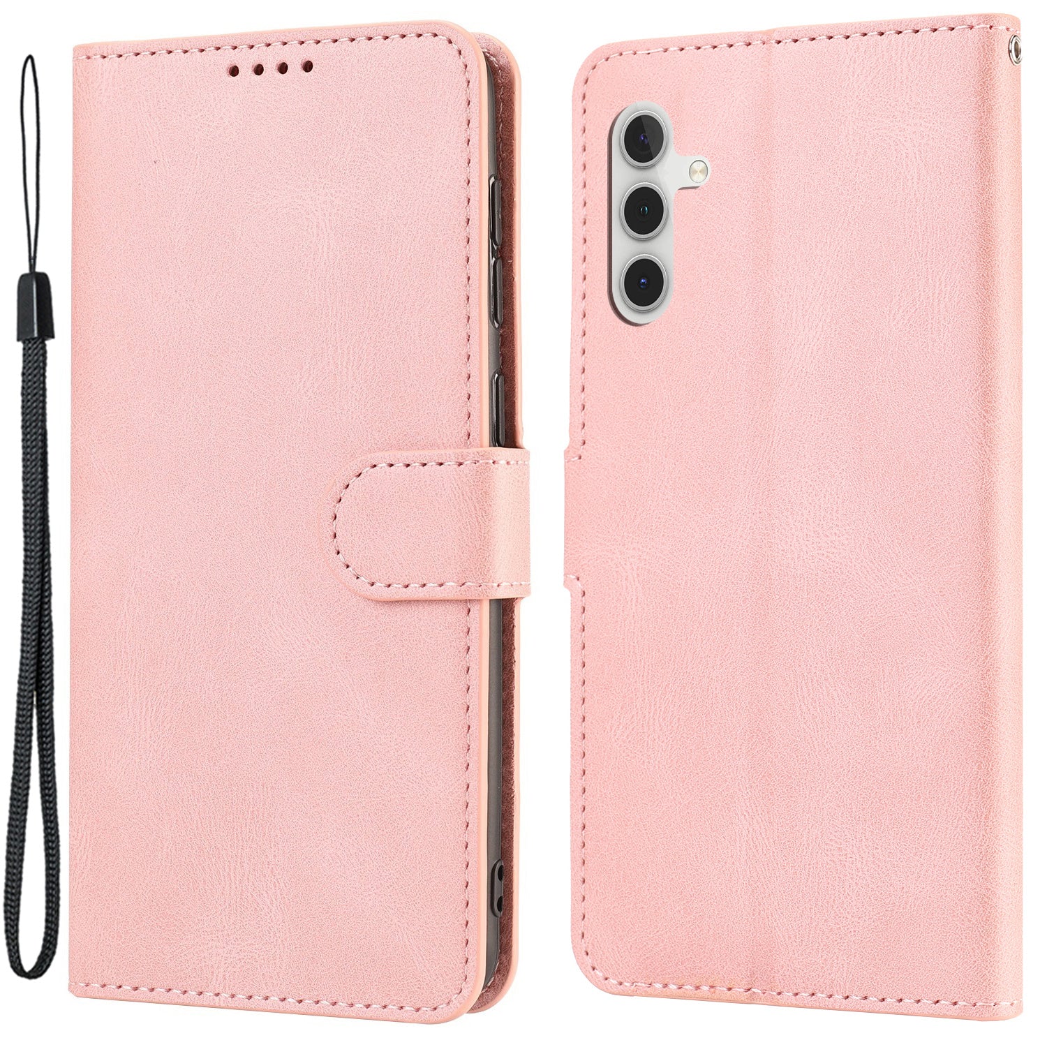 For Samsung Galaxy A34 5G Dustproof Leather Phone Case Magnetic Stand Wallet Phone Cover with Strap For Samsung Galaxy A34 5G Dustproof Leather Phone Case Magnetic Stand Wallet Phone Cover with Strap